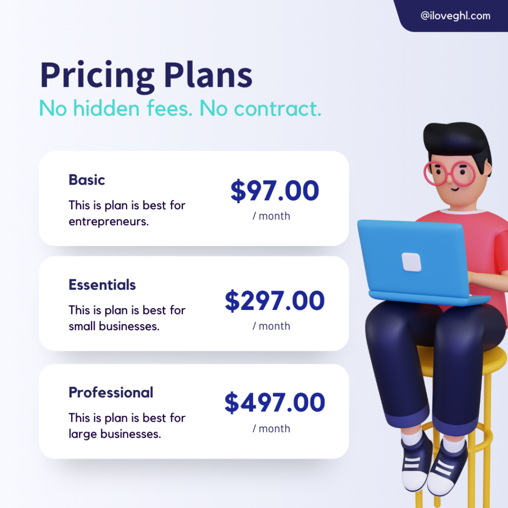 GoHighLevel Pricing