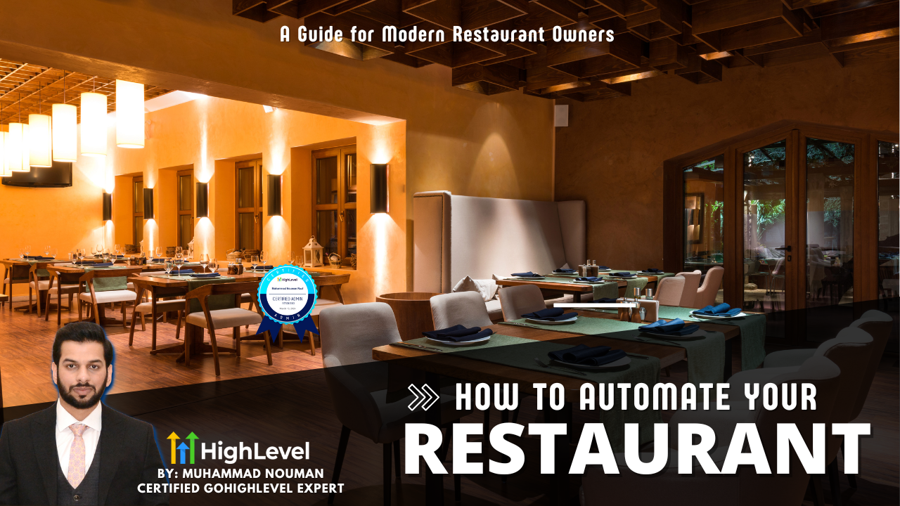 Automate your restaurant with Gohighlevel