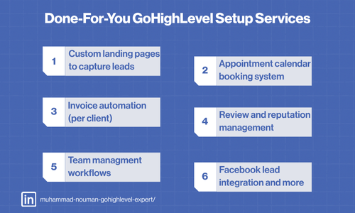 gohighlevel setup services