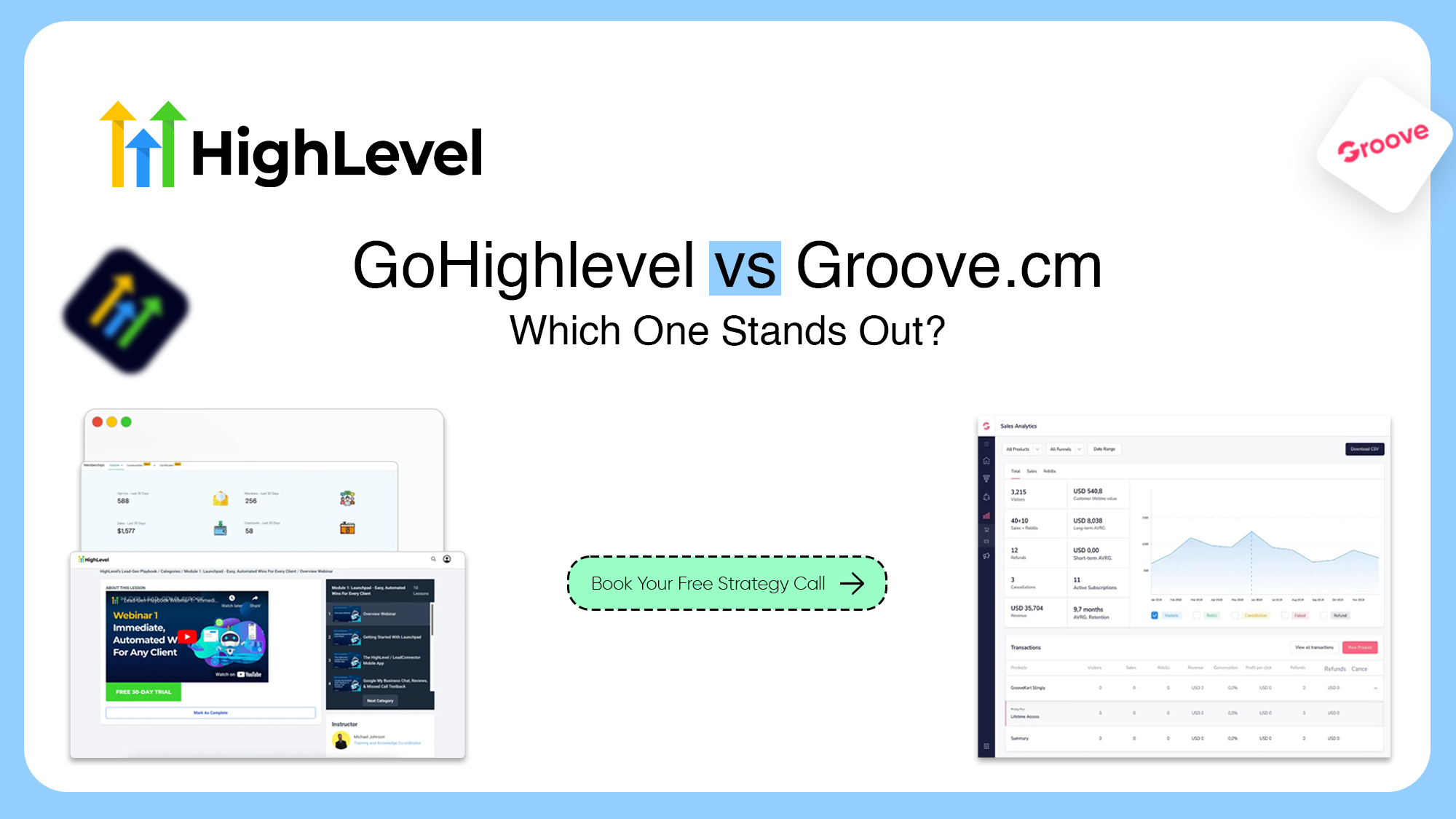 GoHighLevel vs Groove.cm: Which All-in-One Marketing Platform Truly Delivers? 
